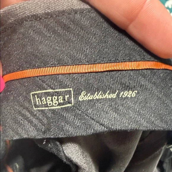 Haggar Charcoal Dress Pants for Men - Picture 2 of 6